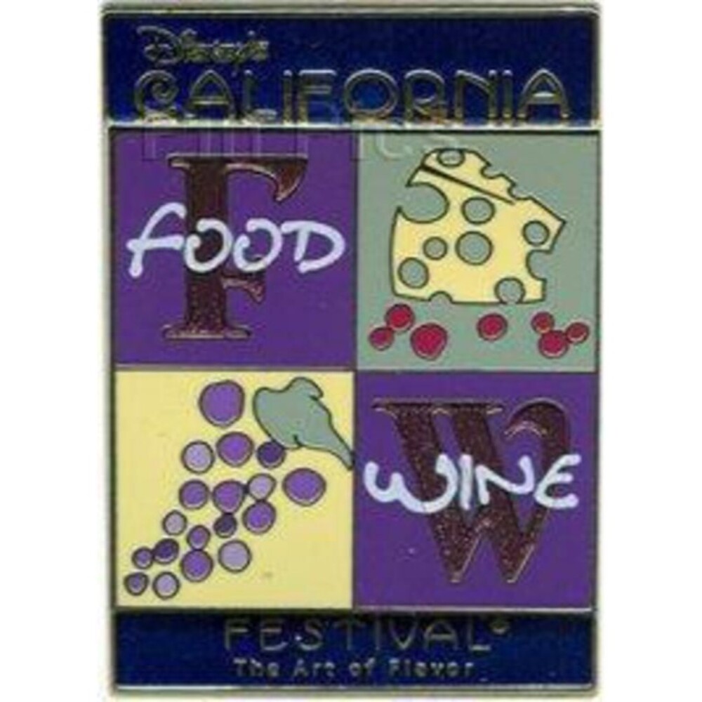 Disney Pin 76633 DLR Disney's California Food & Wine Festival 2010 Art Flavor‎
